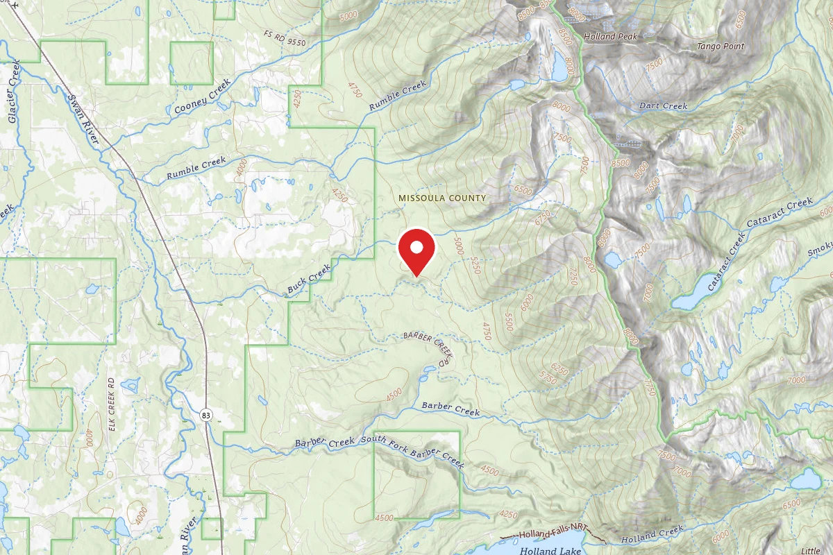 Flathead Dispersed Campsite CLOSED ROAD 9667