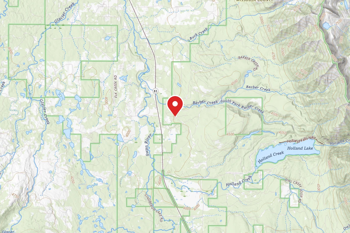 Flathead Dispersed Campsite GATED ROAD 90332