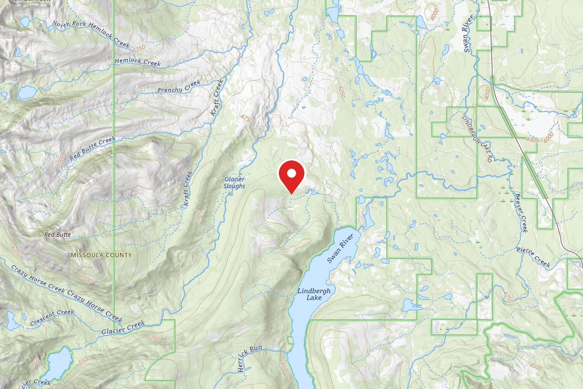 Flathead Dispersed Campsite GATED ROAD 9578