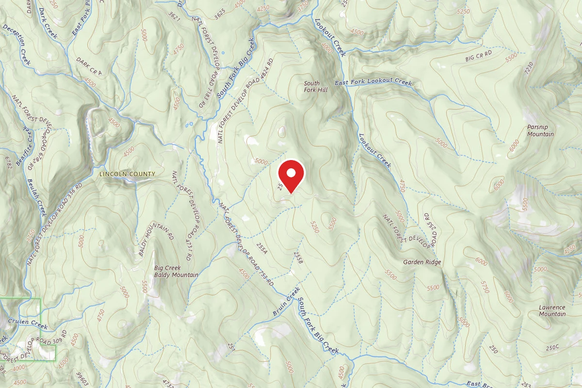 Kootenai Dispersed Campsite RD 255E
