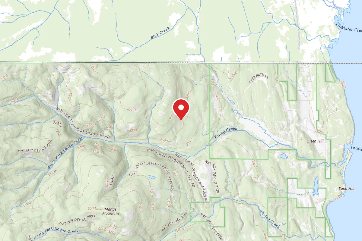 Kootenai Dispersed Campsite RD 303D