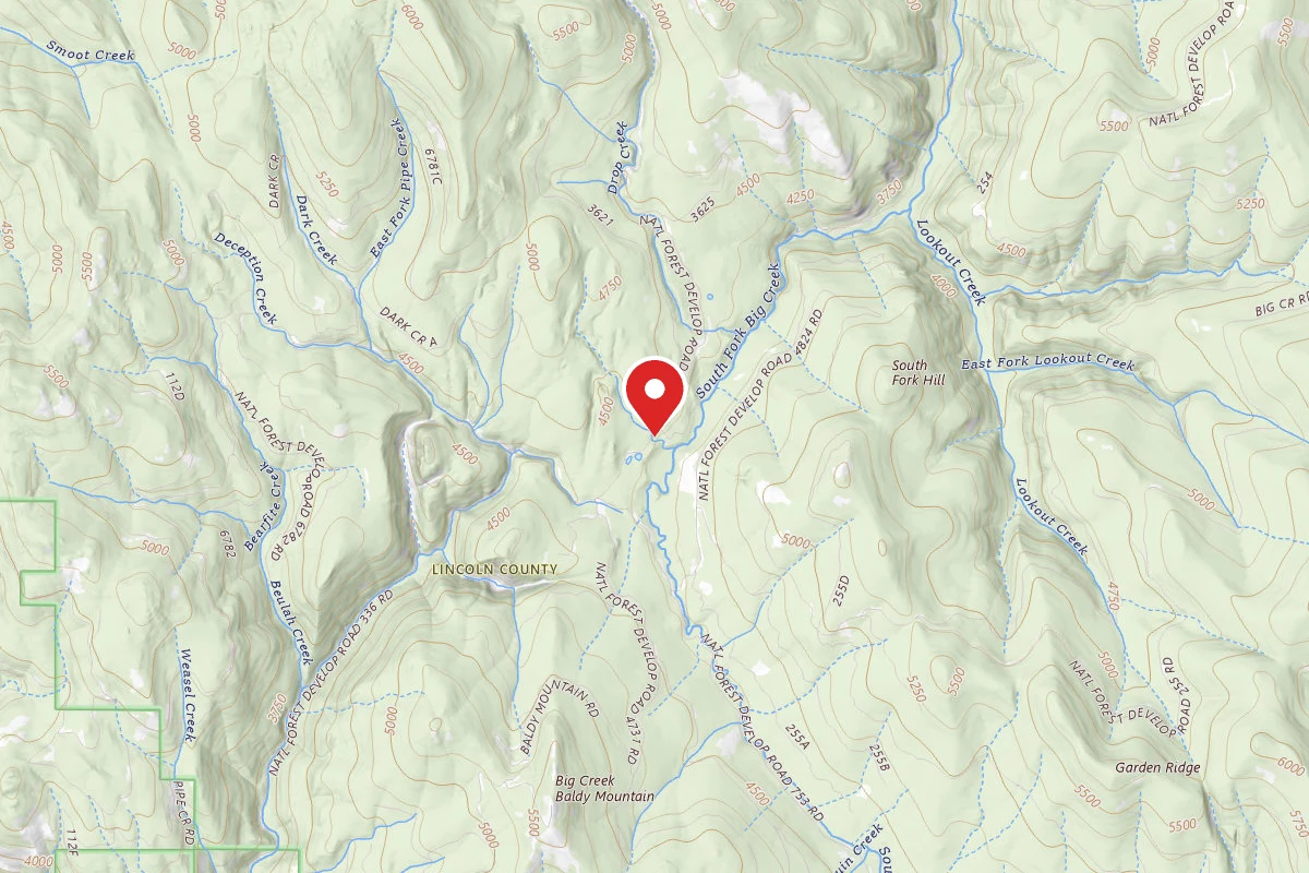 Kootenai Dispersed Campsite RD 336/7183