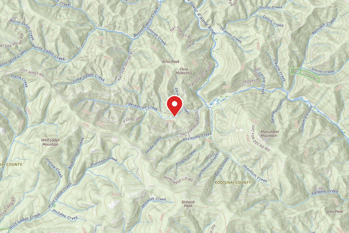 Idaho Panhandle Dispersed Campsite ROAD 612 (1)