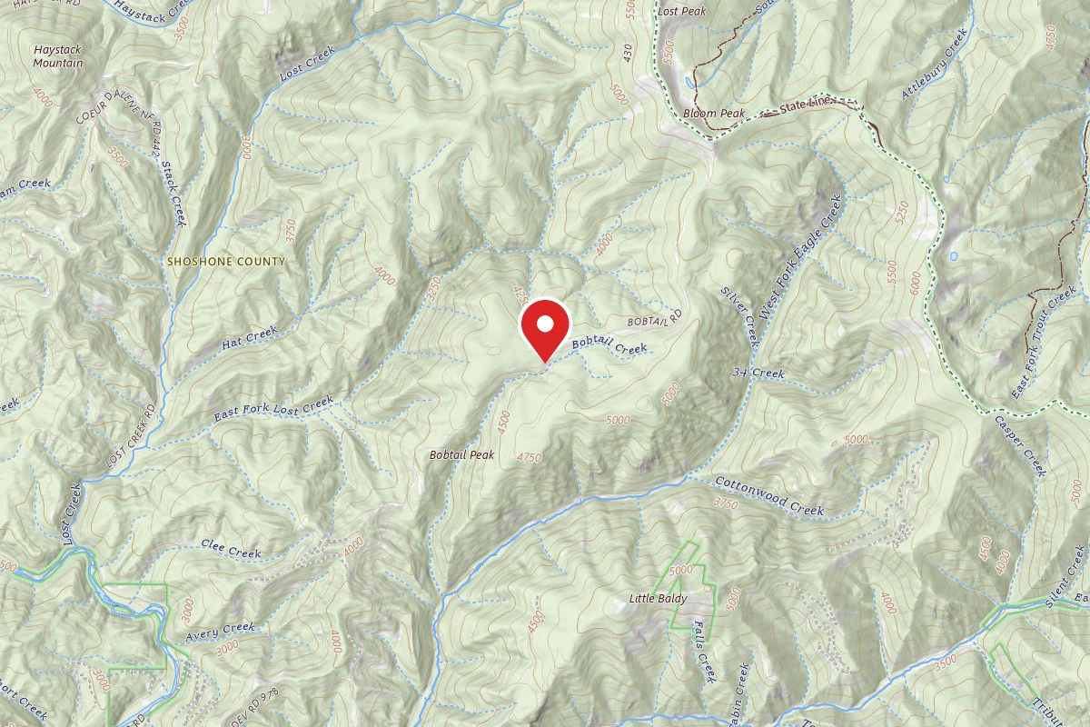 Idaho Panhandle Dispersed Campsite 978MM9.5