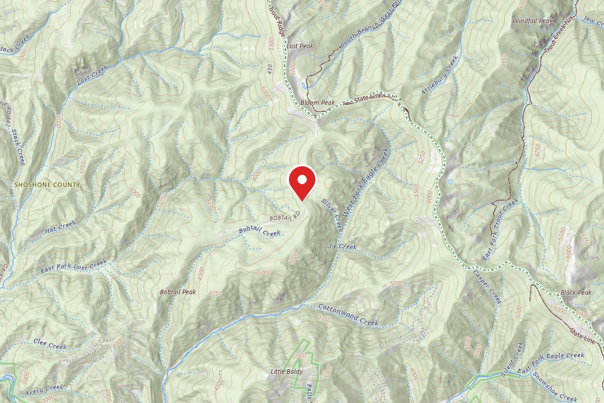 Idaho Panhandle Dispersed Campsite 978 MM11.3