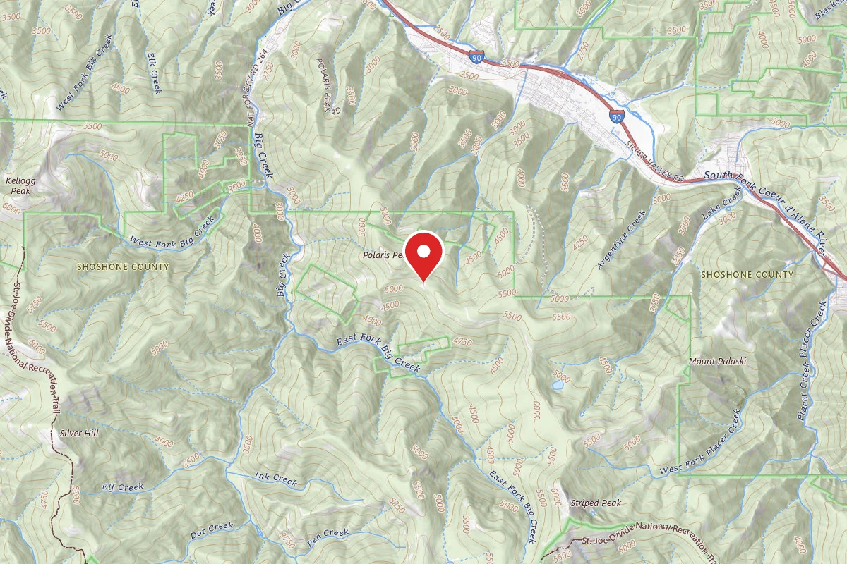 Idaho Panhandle Dispersed Campsite 151 JCT 2387
