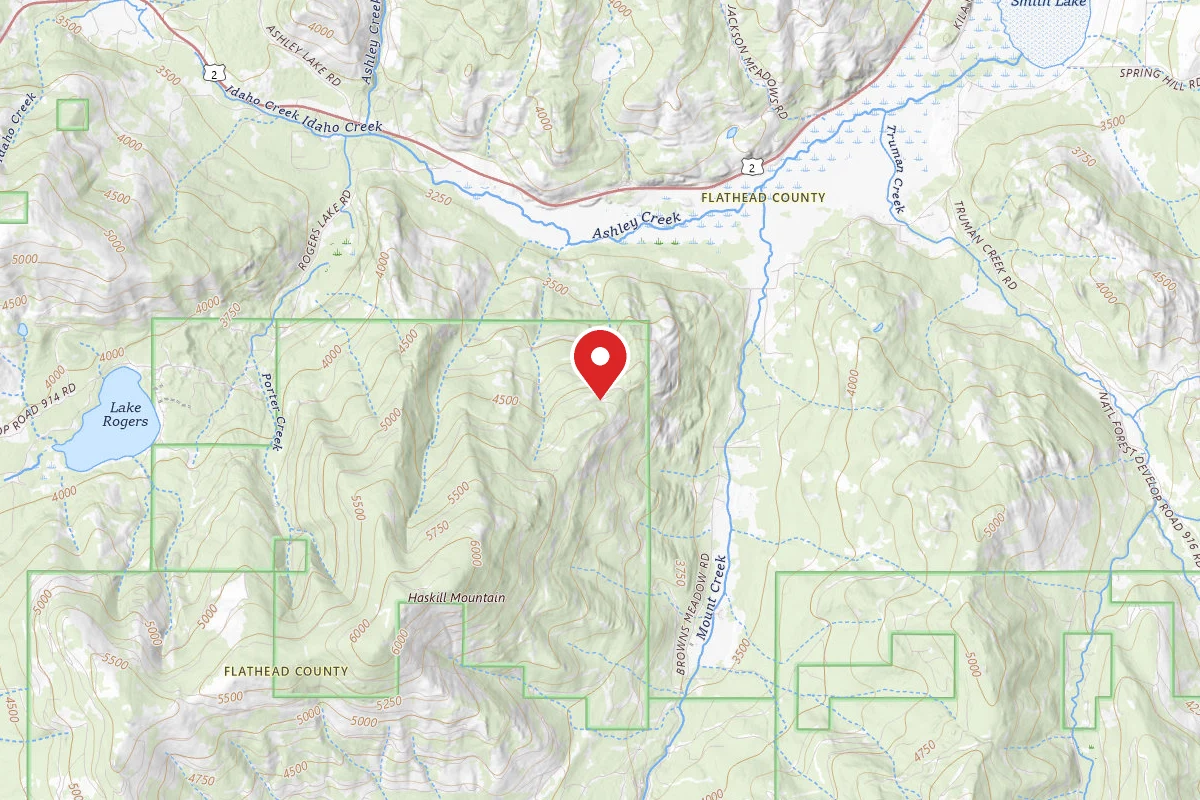 Flathead Dispersed Campsite ROAD 2984-1