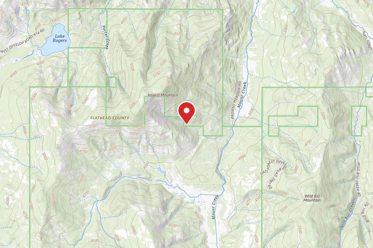 Flathead Dispersed Campsite ROAD 10501-1