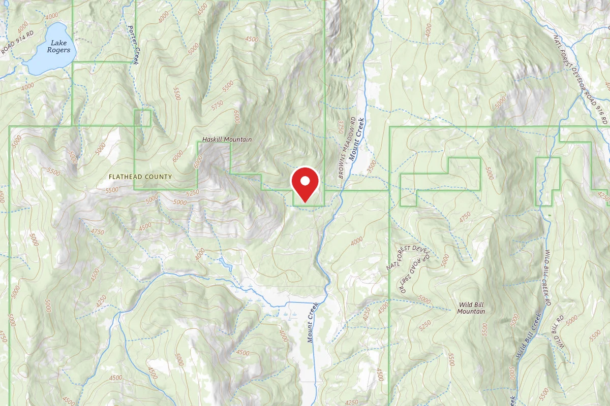 Flathead Dispersed Campsite ROAD 10501-3