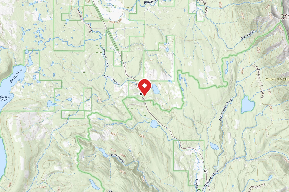 Flathead Dispersed Campsite ROAD 1030-1