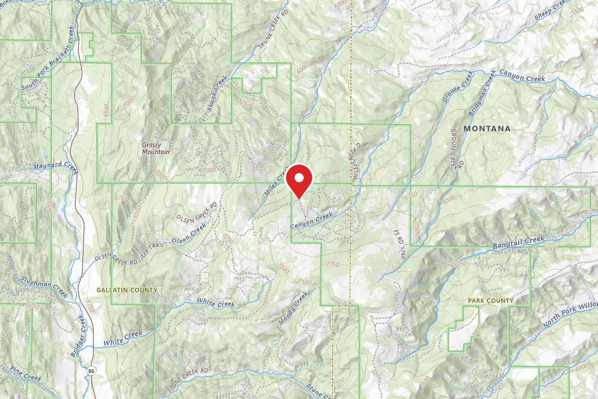 Custer Gallatin Dispersed Campsite FR1706-01 OLSEN CK