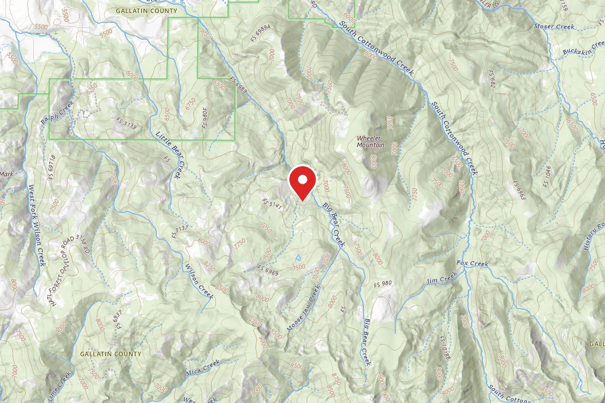 Custer Gallatin Dispersed Campsite FR980-14