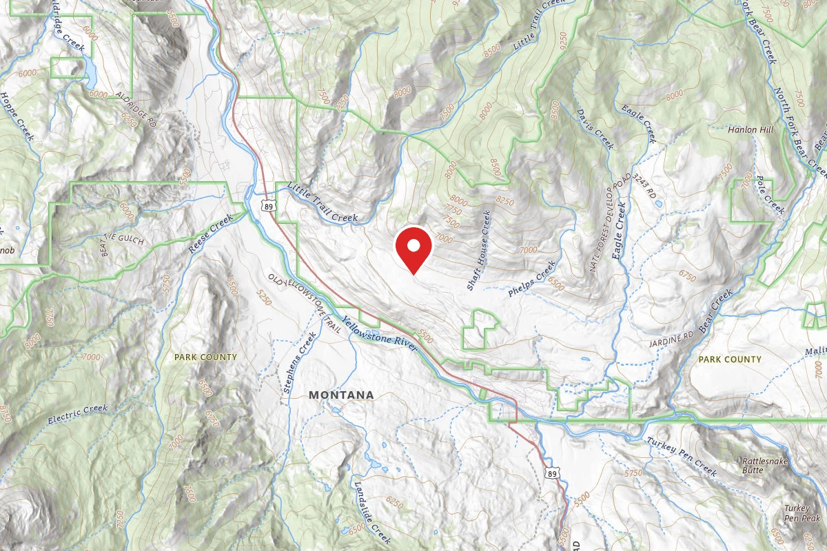 Custer Gallatin Dispersed Campsite TRAVERTINE ROAD-007