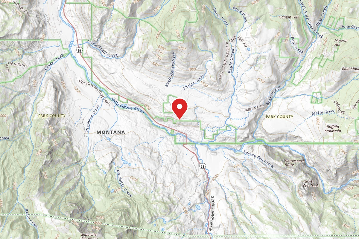 Custer Gallatin Dispersed Campsite TRAVERTINE ROAD-009