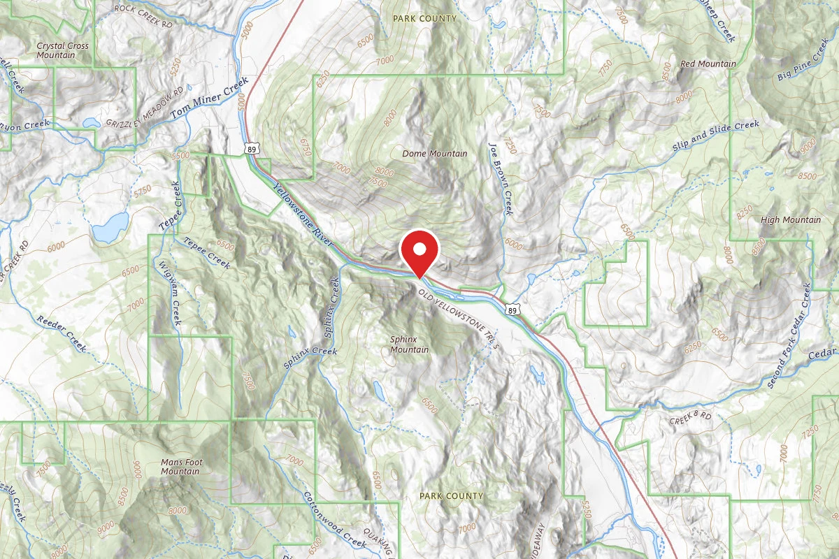 Custer Gallatin Dispersed Campsite OLD YELLOWSTONE TRAIL-001A