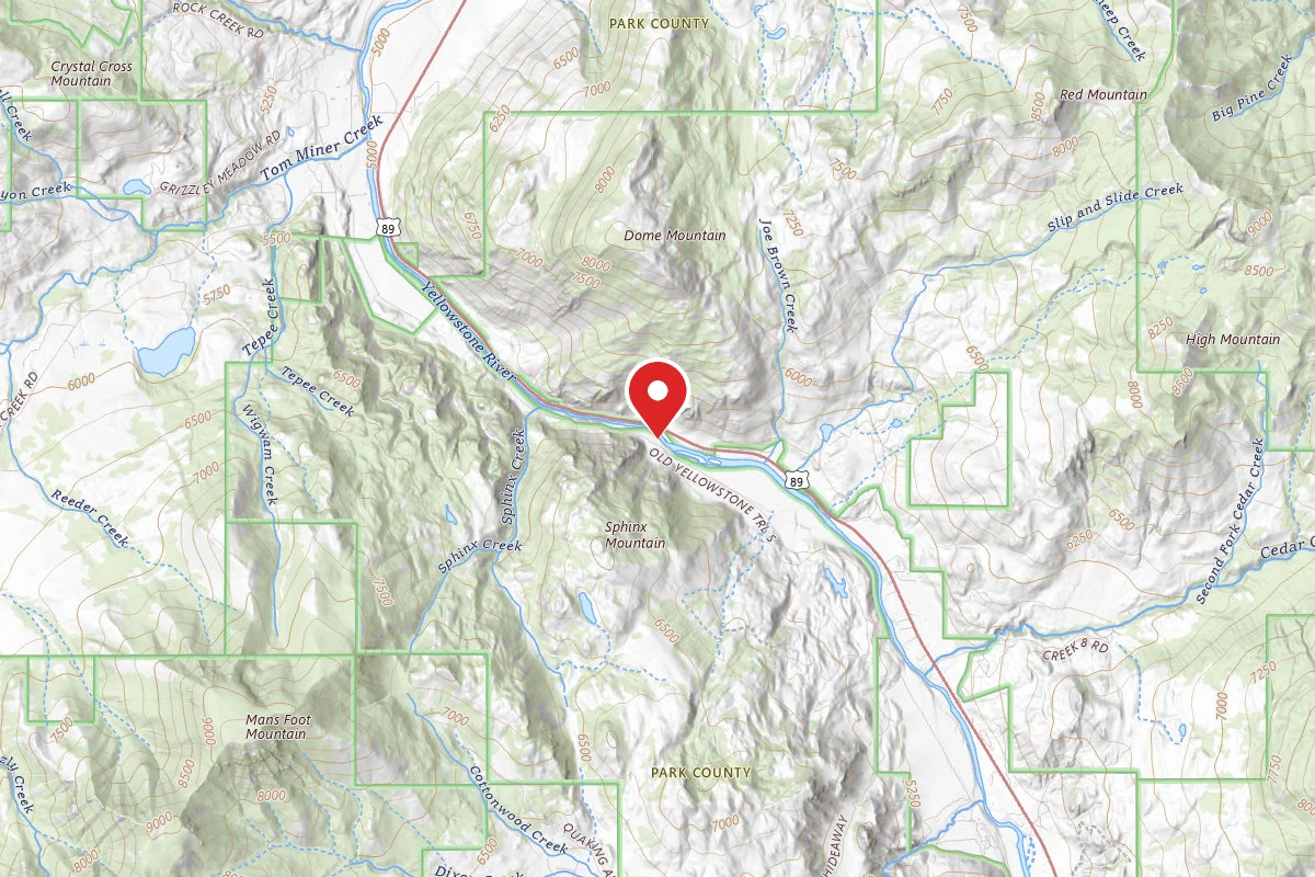 Custer Gallatin Dispersed Campsite OLD YELLOWSTONE TRAIL-001B