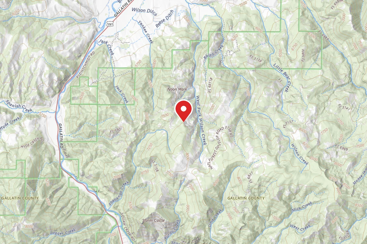 Custer Gallatin Dispersed Campsite FR3138-10