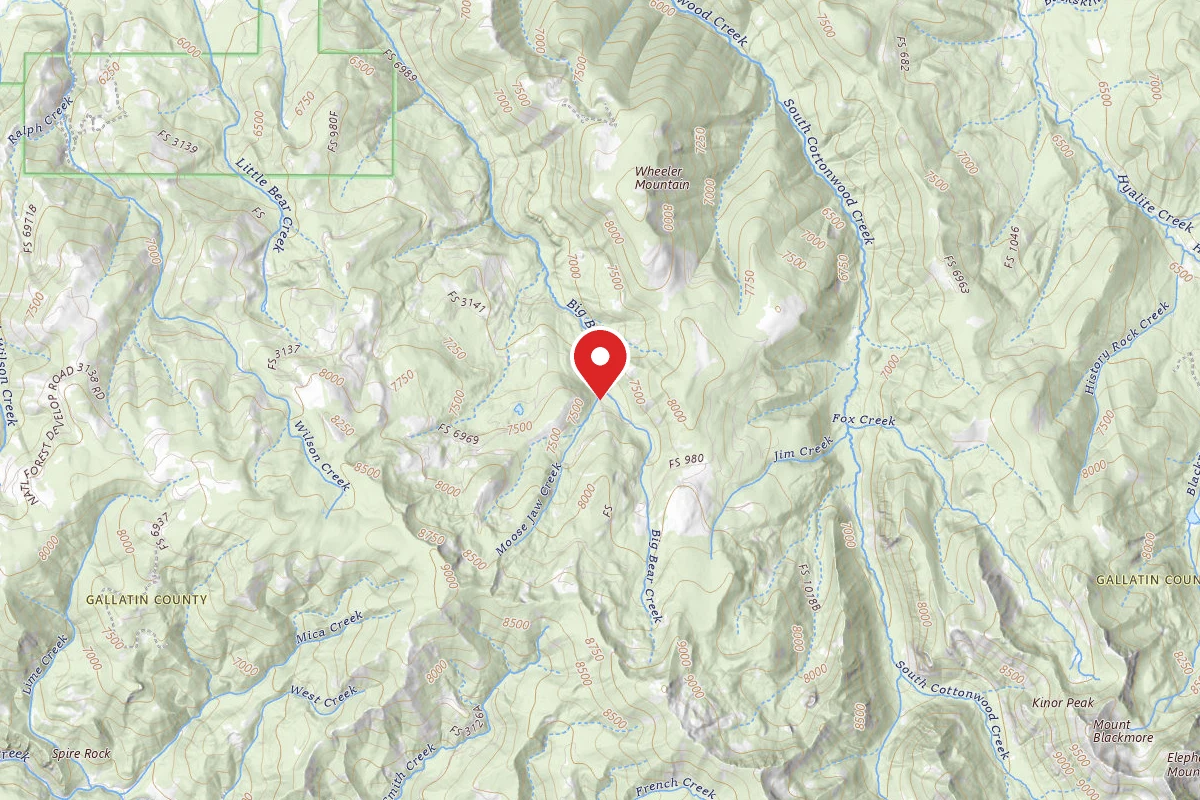 Custer Gallatin Dispersed Campsite FR980-21