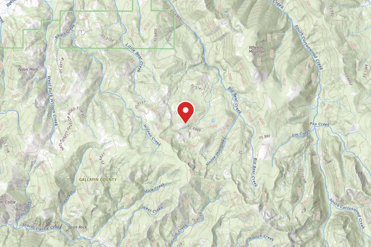 Custer Gallatin Dispersed Campsite FR6969G-02