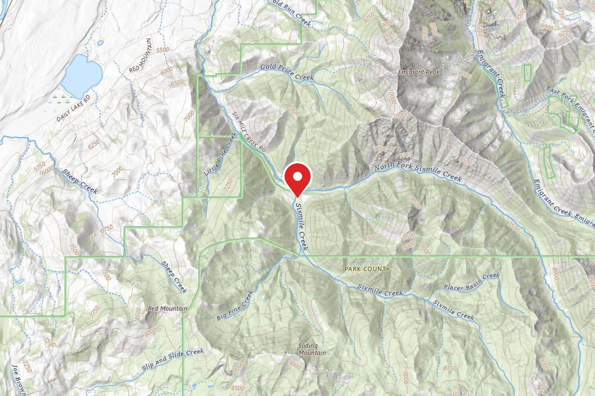 Custer Gallatin Dispersed Campsite 6 MILE 001