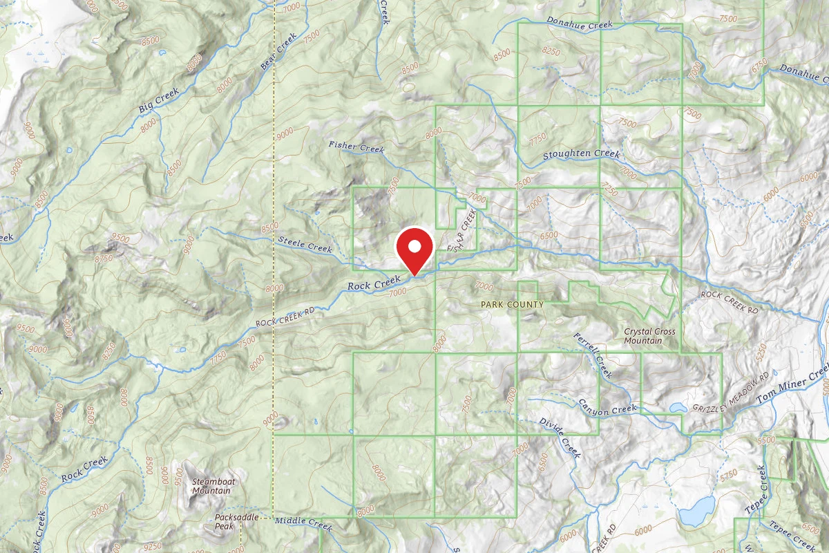 Custer Gallatin Dispersed Campsite S ROCK SPUR 01