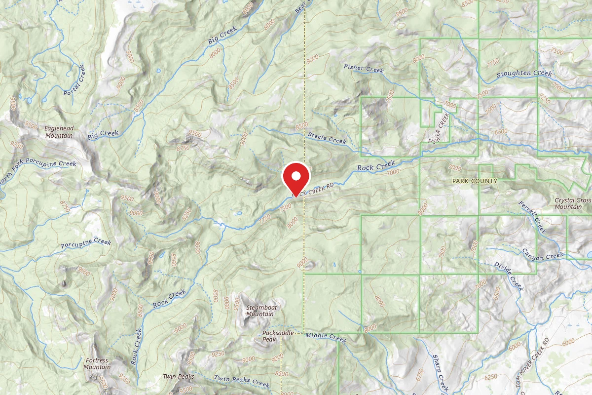 Custer Gallatin Dispersed Campsite S ROCK SPUR 07
