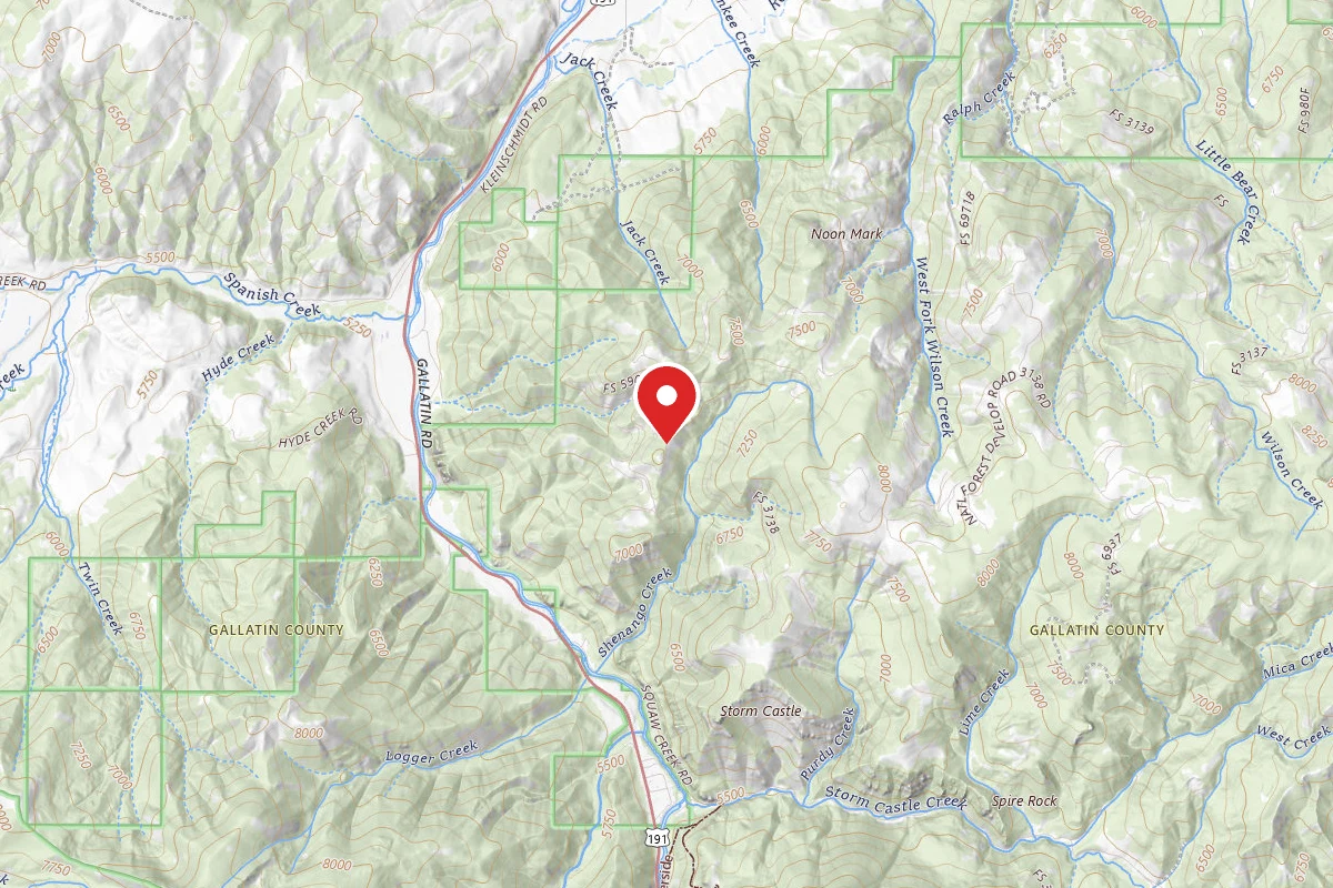 Custer Gallatin Dispersed Campsite FR3138-13