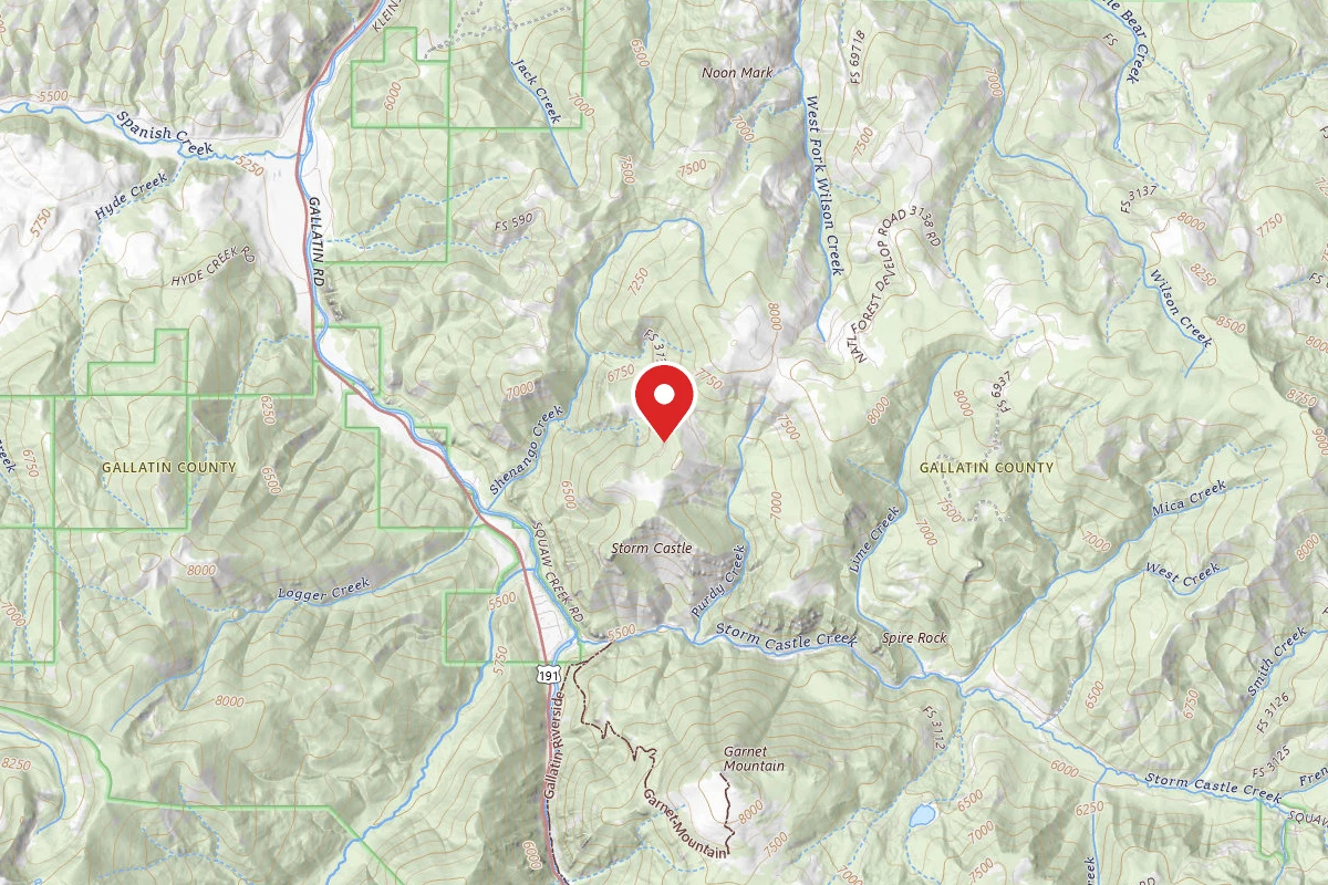 Custer Gallatin Dispersed Campsite FR3138-14