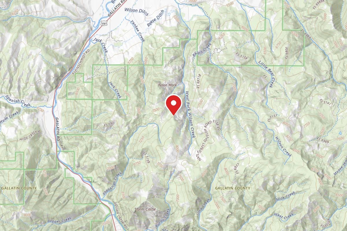 Custer Gallatin Dispersed Campsite FR3138-15