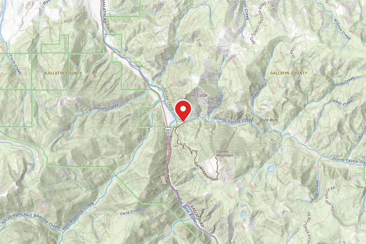Custer Gallatin Dispersed Campsite FR132-37
