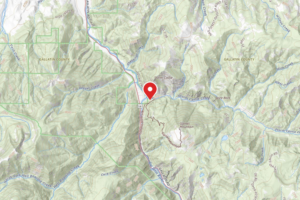 Custer Gallatin Dispersed Campsite FR132-38
