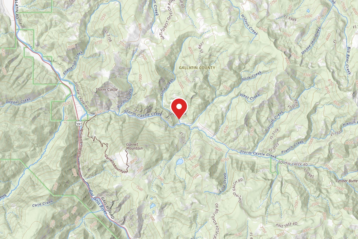 Custer Gallatin Dispersed Campsite FT425-02