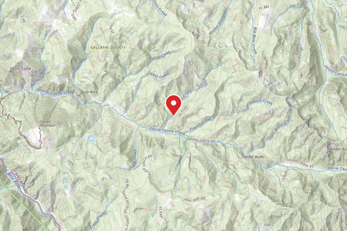 Custer Gallatin Dispersed Campsite FR3125-04