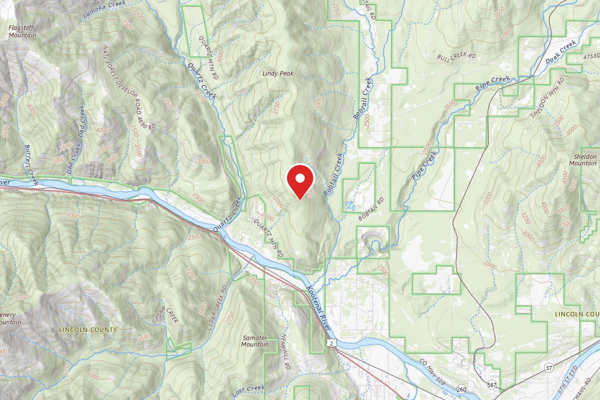 Kootenai Dispersed Campsite RD 6144D CAMP