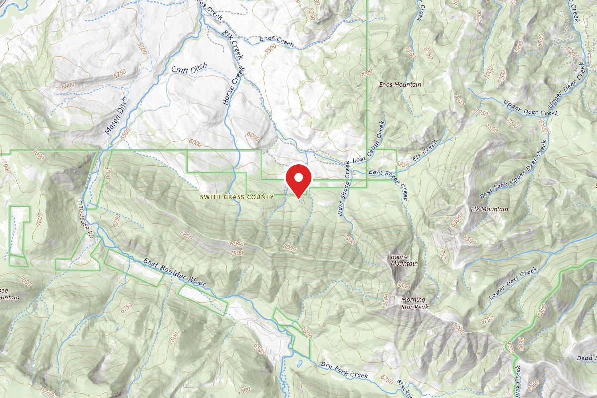 Custer Gallatin Dispersed Campsite ELK MNTN TH2