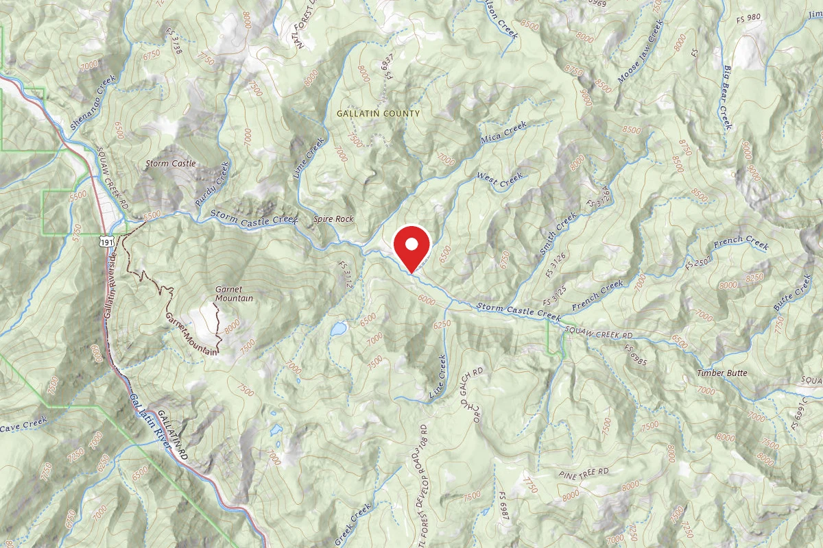 Custer Gallatin Dispersed Campsite FR3114-05