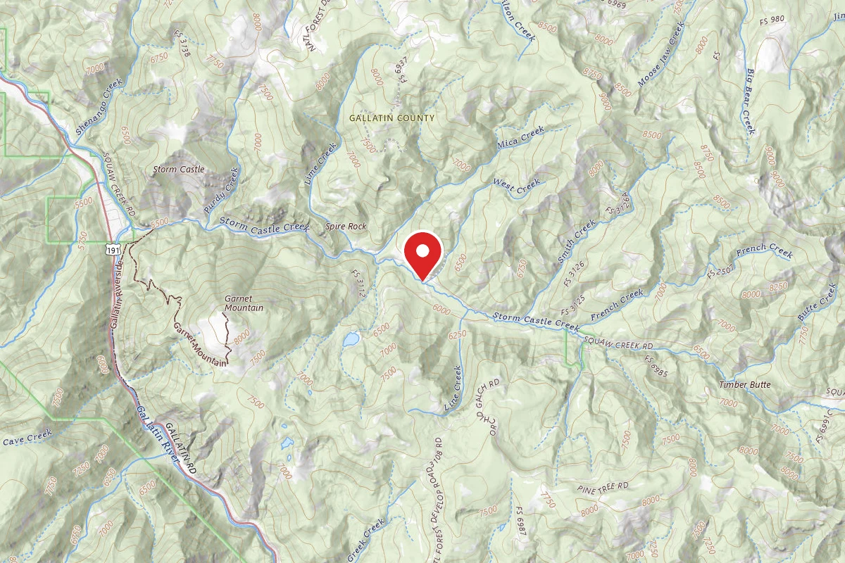 Custer Gallatin Dispersed Campsite FR3114-06