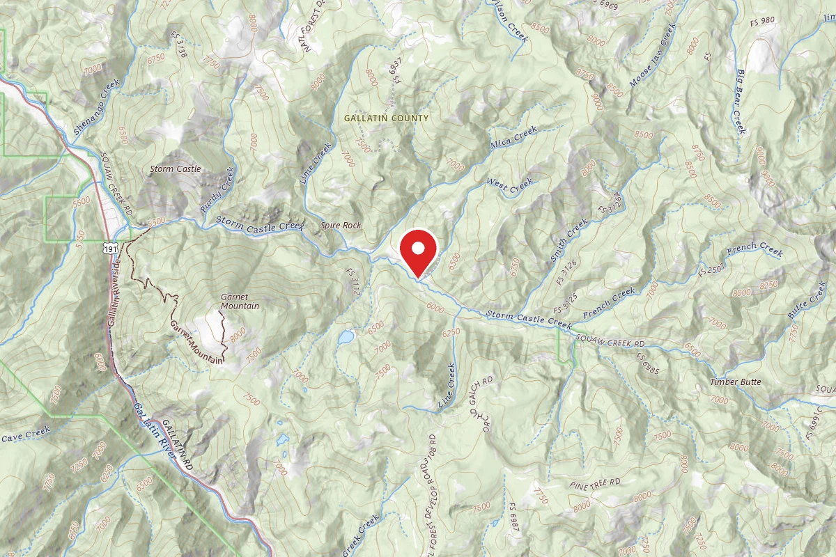 Custer Gallatin Dispersed Campsite FR3114-07