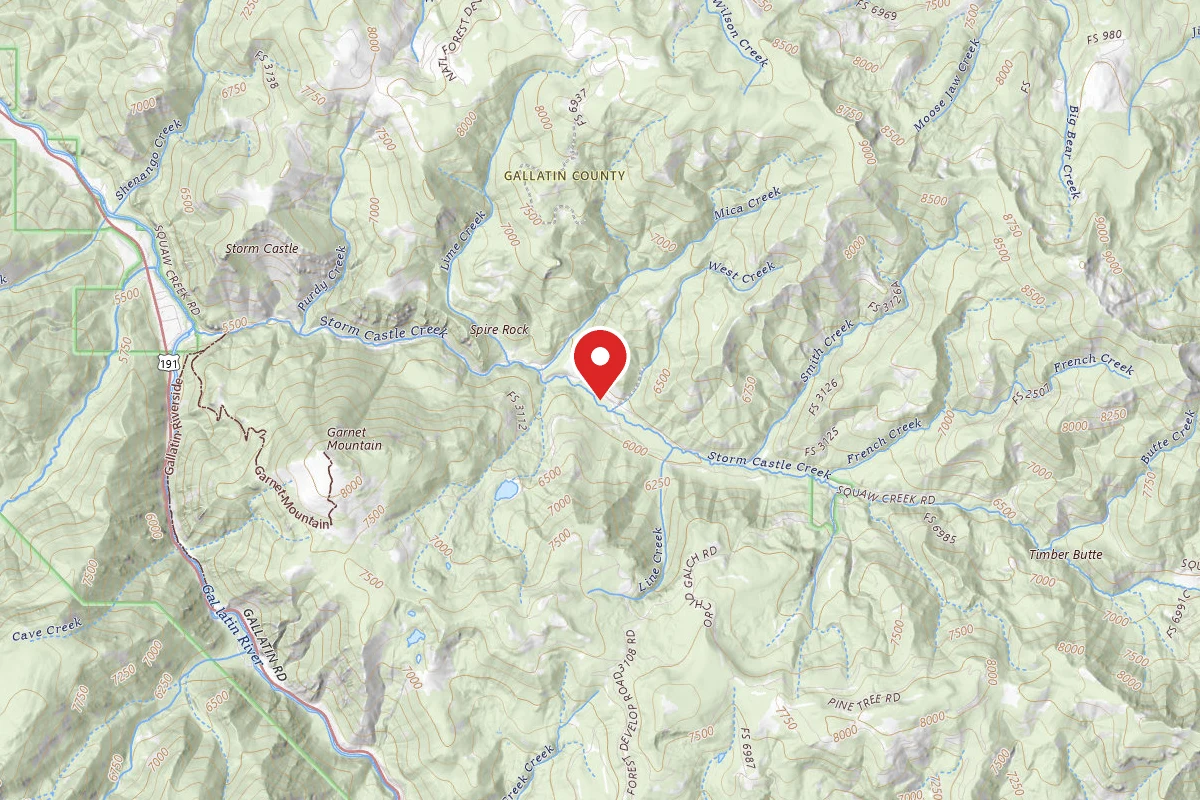 Custer Gallatin Dispersed Campsite FR3114-09