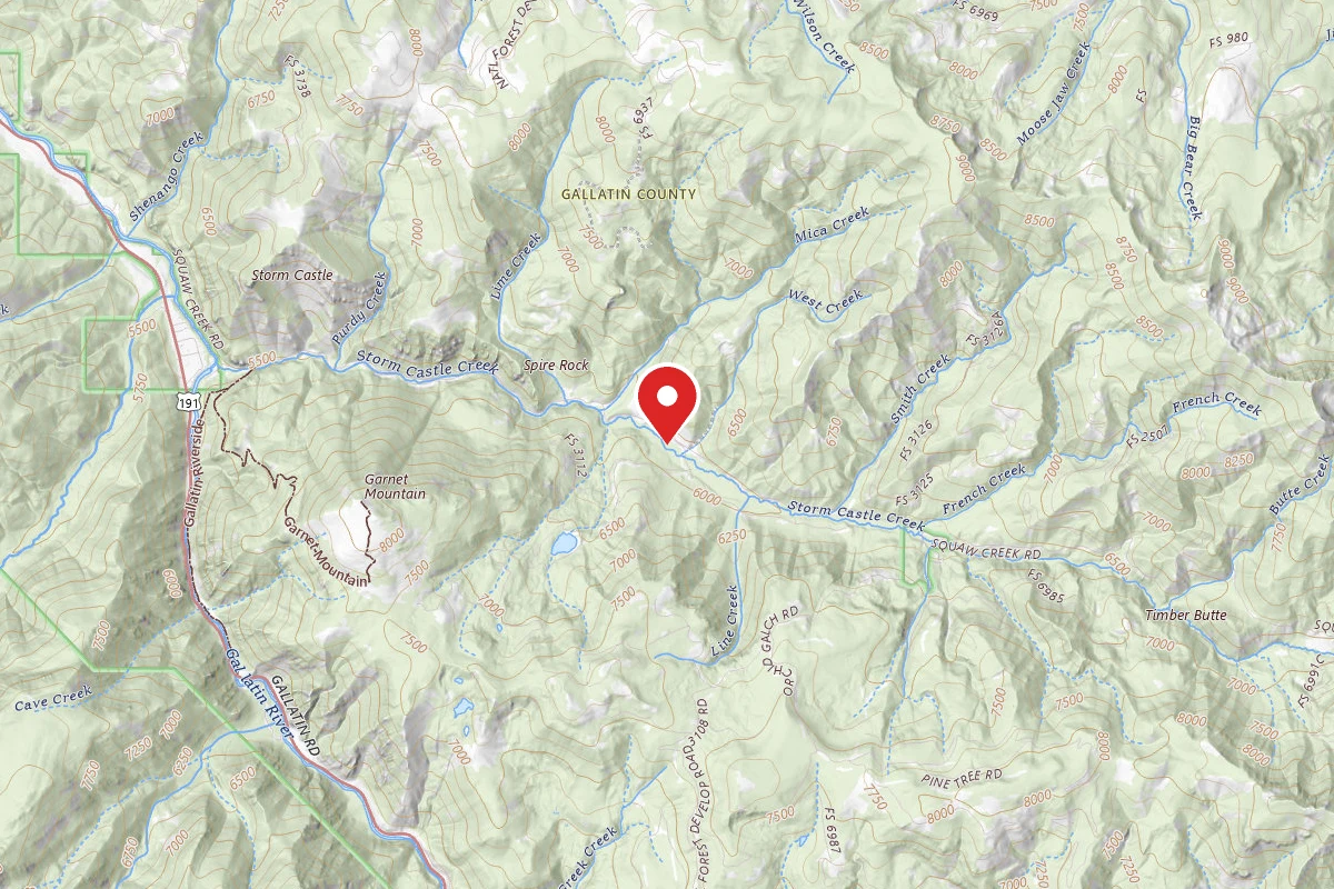Custer Gallatin Dispersed Campsite FR3114-10