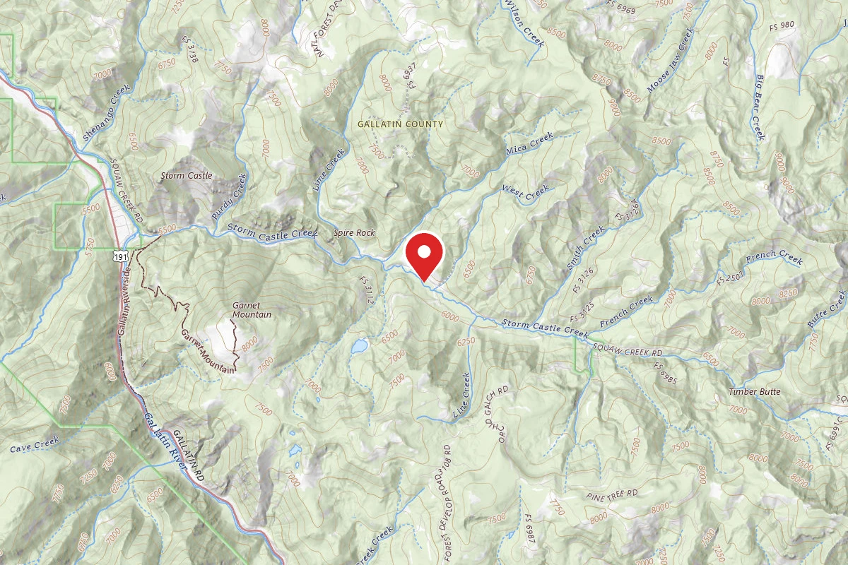 Custer Gallatin Dispersed Campsite FR3114-11
