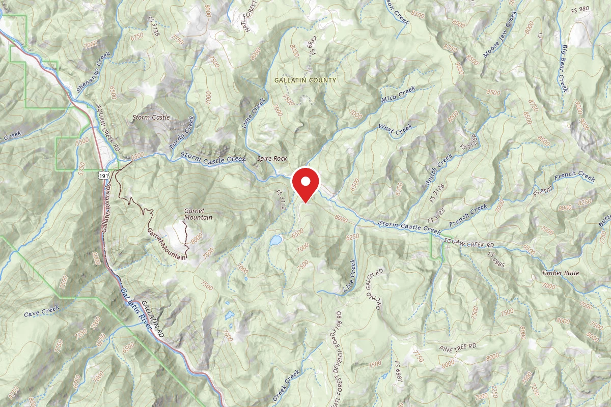 Custer Gallatin Dispersed Campsite FR3114-16