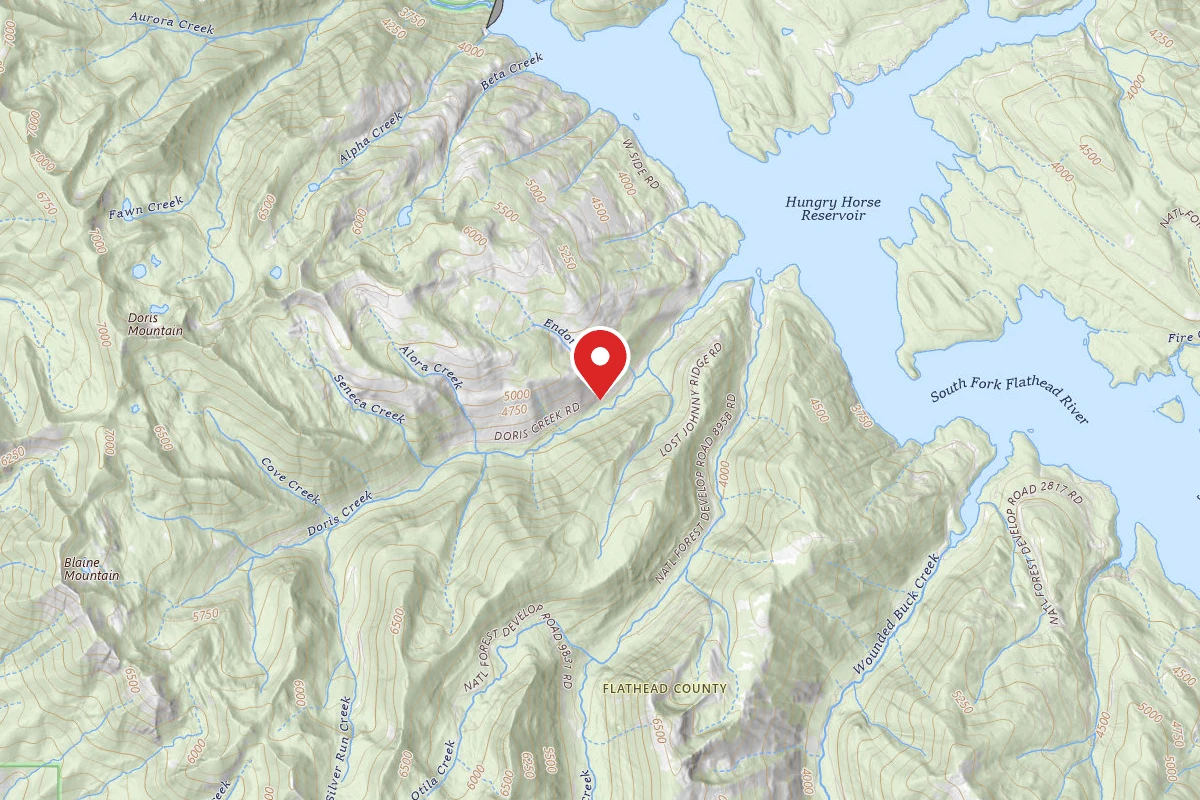 Flathead Dispersed Campsite 895A DISPERSED CAMP