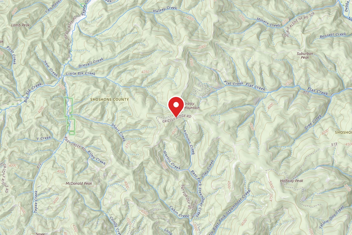 Idaho Panhandle Dispersed Campsite 260 MM 7.6