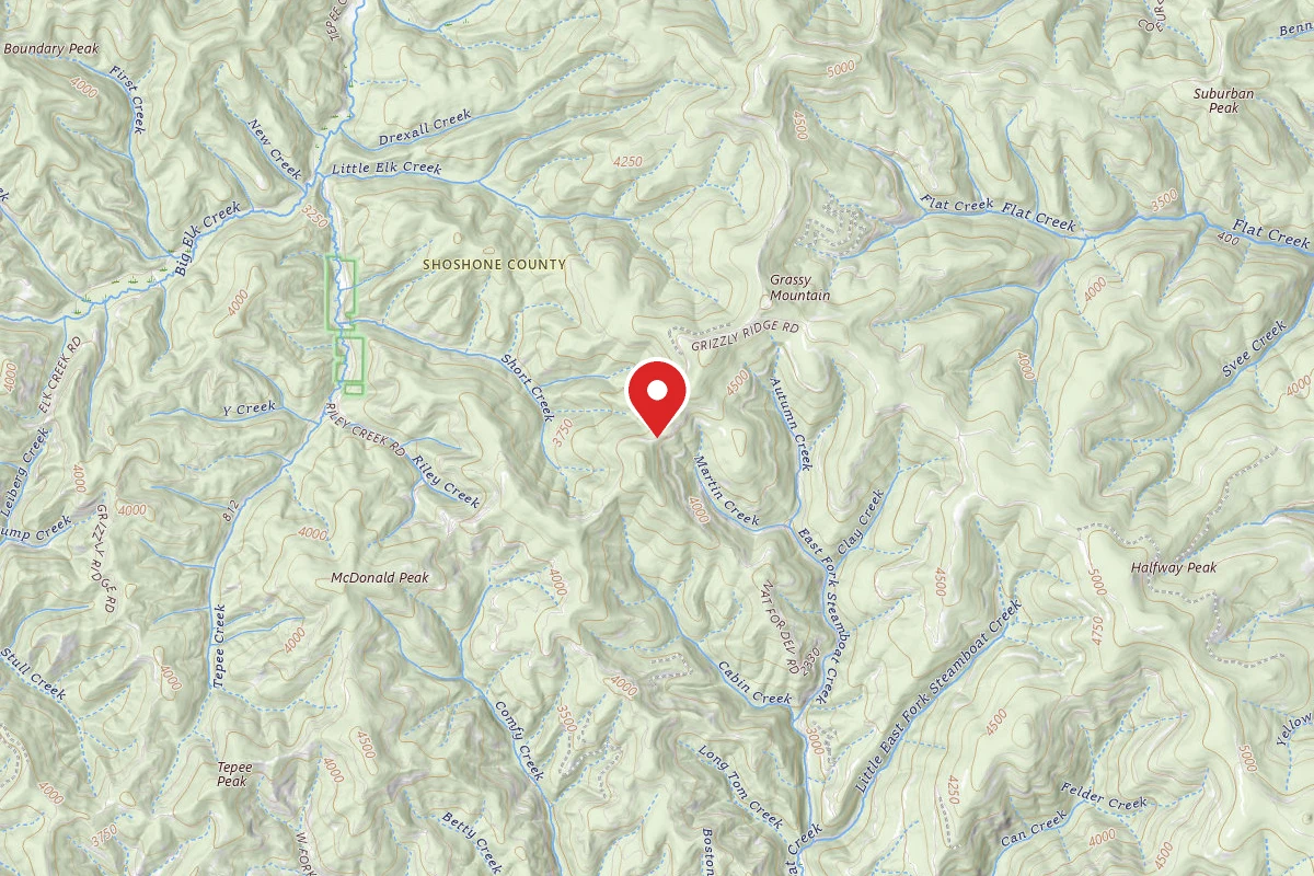 Idaho Panhandle Dispersed Campsite 260 MM 8.9