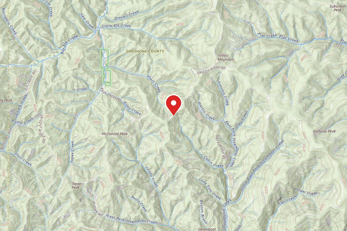 Idaho Panhandle Dispersed Campsite 260 MM 9.8