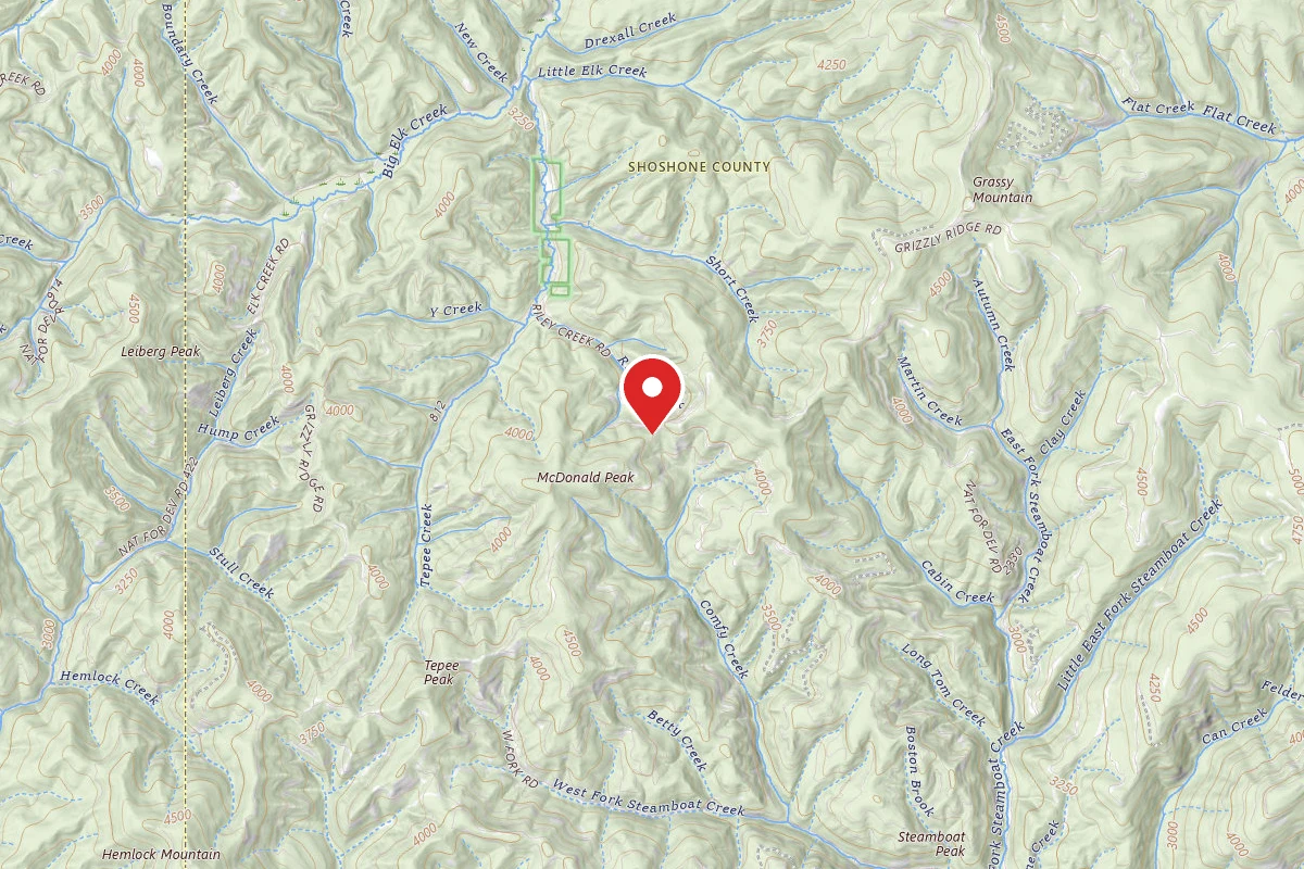Idaho Panhandle Dispersed Campsite 6749/260 JCT