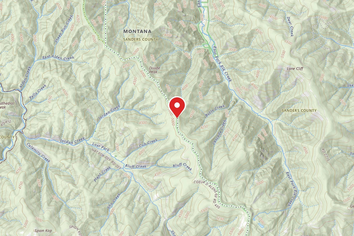 Idaho Panhandle Dispersed Campsite RD 332 MM .9