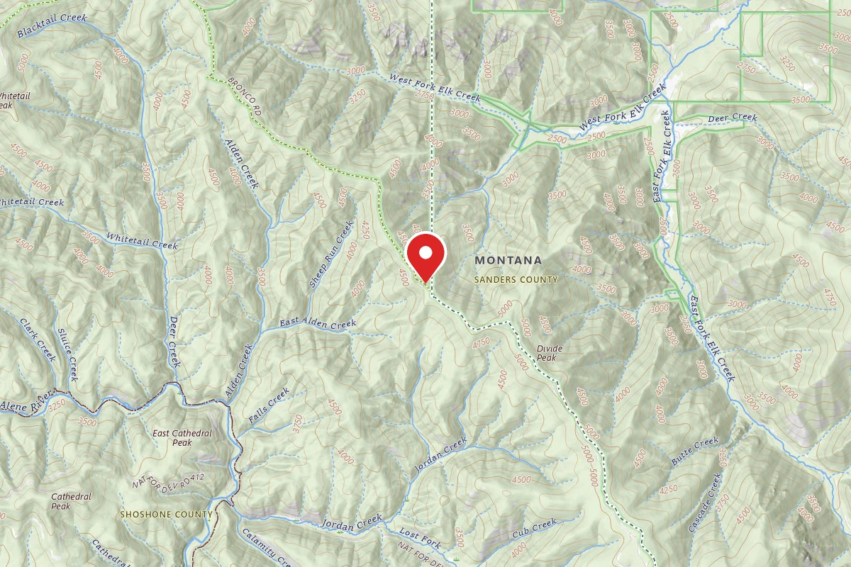 Idaho Panhandle Dispersed Campsite RD 332 MM 4.0