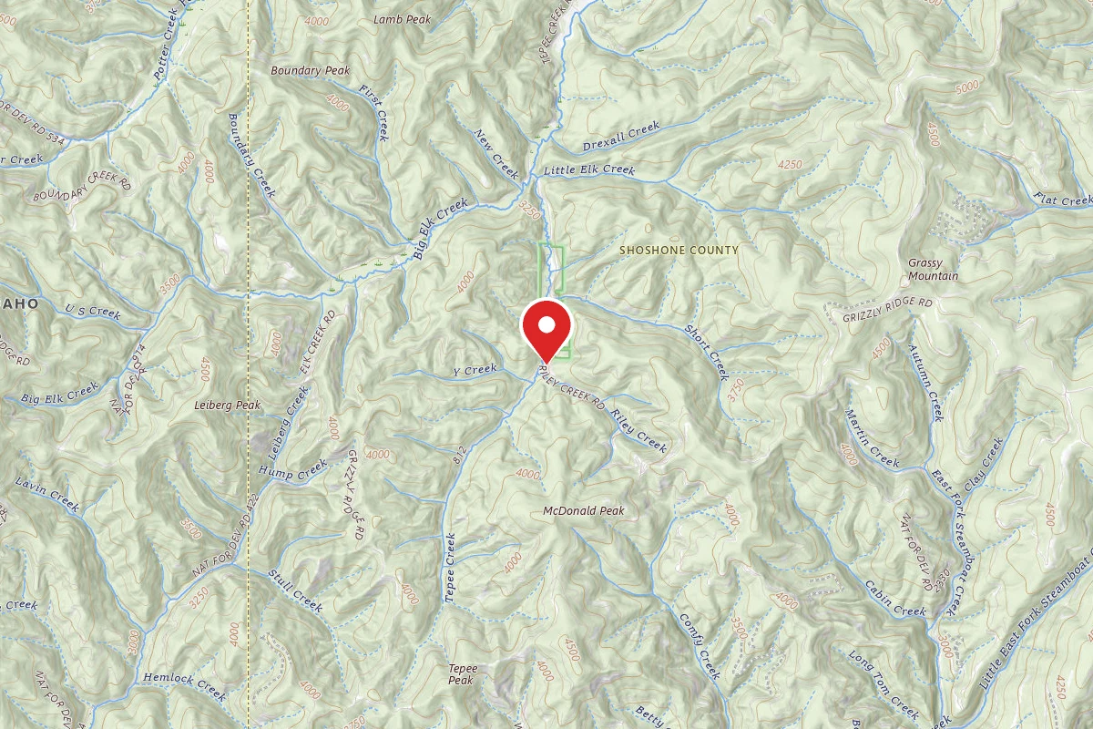 Idaho Panhandle Dispersed Campsite RD 812 MM 3.7